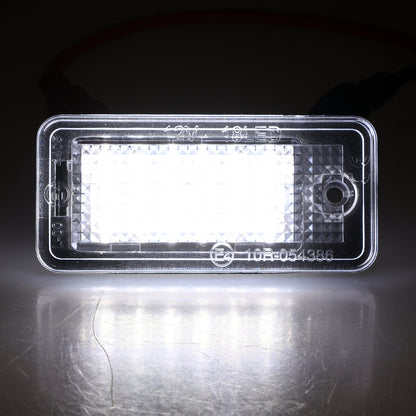 BRANDT AUTOMOTIVE Kennzeichenleuchten LED kompatibel mit Audi RS6 S6 A6 C6 allroad 4FH 06-11 A6 RS6 S6 C6 Avant 4F5 04-11 A6 C6 Limousine 4F2 04-11 A8 S8 D3 02-10 Q7 4L 06-15