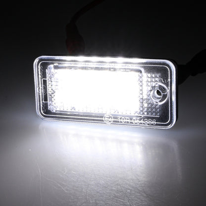 BRANDT AUTOMOTIVE Kennzeichenleuchten LED kompatibel mit Audi RS6 S6 A6 C6 allroad 4FH 06-11 A6 RS6 S6 C6 Avant 4F5 04-11 A6 C6 Limousine 4F2 04-11 A8 S8 D3 02-10 Q7 4L 06-15