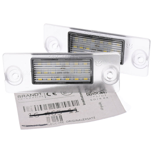 BRANDT AUTOMOTIVE Kennzeichenleuchten LED kompatibel mit Audi A3 S3 8L 96-03 A4 S4 Avant 8D B5 99-01 RS4 Avant 8D B5 00-02