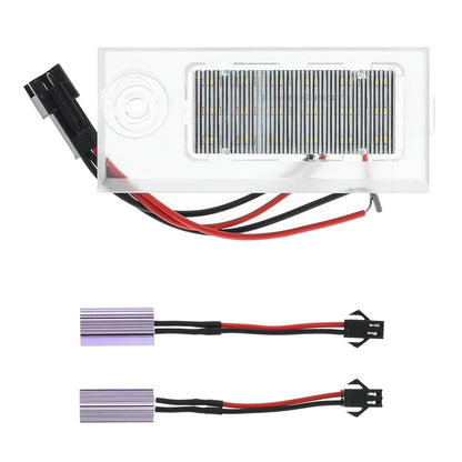 BRANDT AUTOMOTIVE Kennzeichenleuchten + Kabel LED + Widerstand kompatibel mit Audi A4 B5 Avant 97-01 A4 B5 Lim. 95-01 A6 C5 allroad 00-05 A6 C5 Avant 97-05 A6 C5 Limousine 97-05