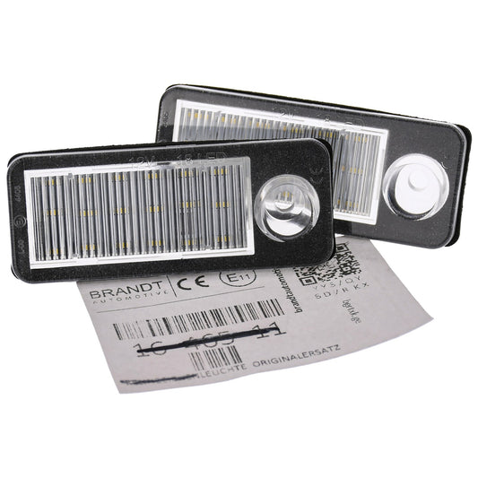 BRANDT AUTOMOTIVE Kennzeichenleuchten LED kompatibel mit Audi A6 C5 allroad 00-05 A6 C5 Avant 4B 97-05 RS6 C5 Avant 4B 03-05 S6 C5 Avant 4B 99-05