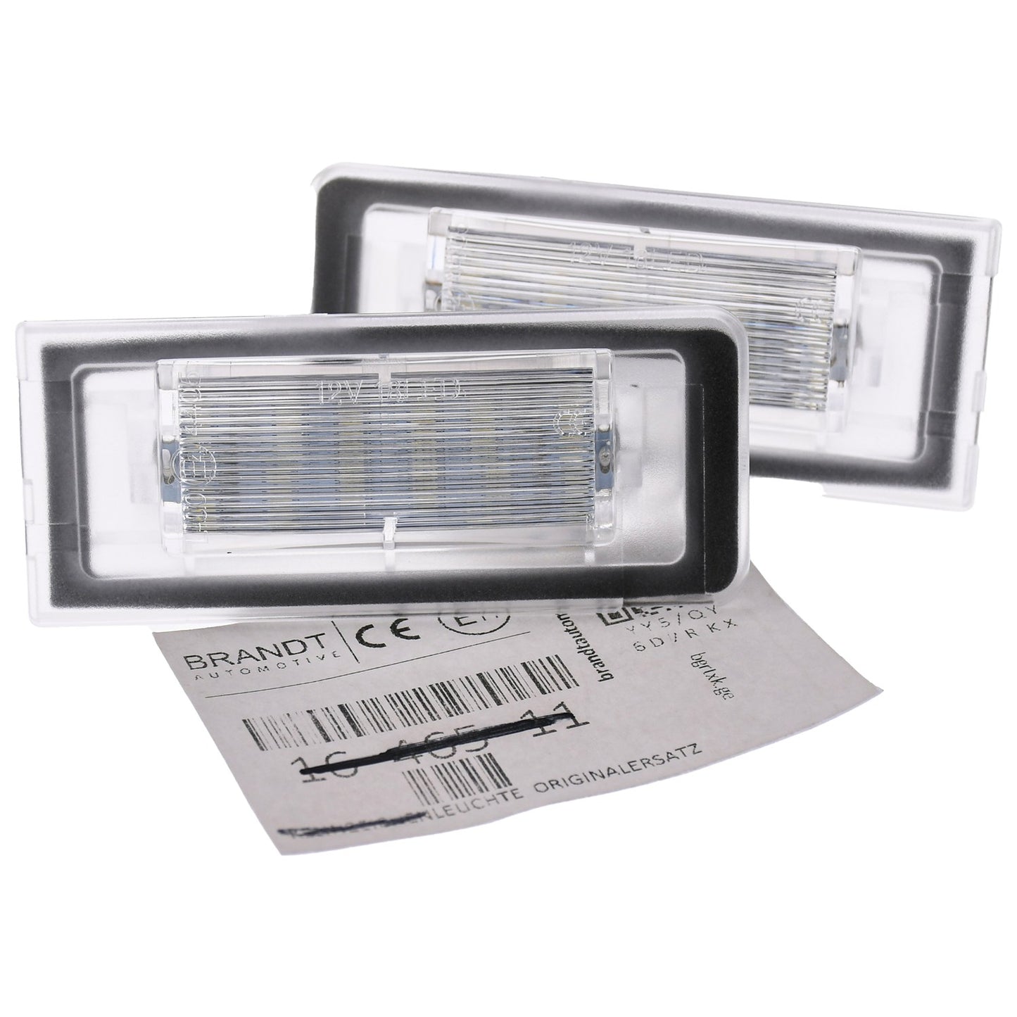 BRANDT AUTOMOTIVE Kennzeichenleuchten LED kompatibel mit Audi TT Coupe 98-06 TT Roadster 99-06