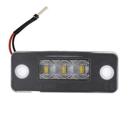BRANDT AUTOMOTIVE Kennzeichenleuchten + Kabel CREE LED kompatibel mit Audi A8 D3 02-10 S8 4E D3 06-10