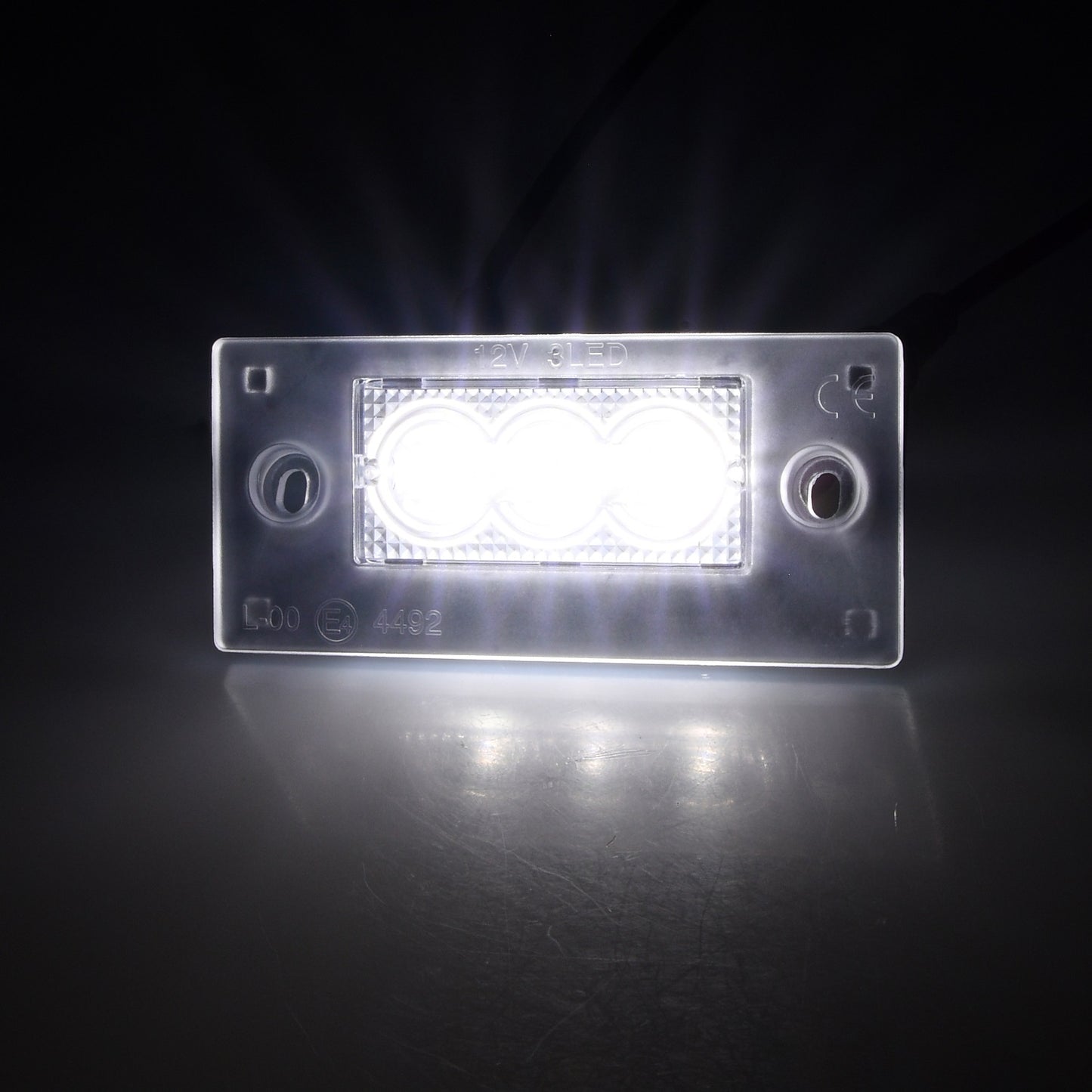 BRANDT AUTOMOTIVE Kennzeichenleuchten CREE LED kompatibel mit AUDI A3 S3 8L 96-03 A4 S4 RS4 AVANT 94-01 Kennzeichenbeleuchtung