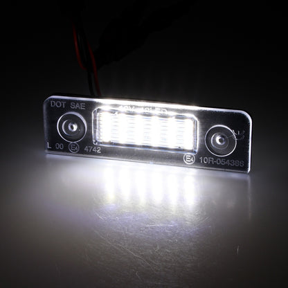 BRANDT AUTOMOTIVE Kennzeichenleuchten + Kabel LED + Widerstand kompatibel mit Skoda Octavia II 1Z 08-13 Roomster I 5J 09-15 Roomster Praktik I 5J 09-15