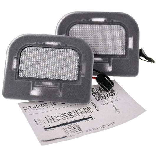 BRANDT Kennzeichenleuchten LED kompatibel mit Hyundai i30 III Fastback Kombi Stufenheck PD PDE Nexo I FE 18-24 Kia Optima IV Hybrid JF 16-20 Optima IV JF 16-20 Sorento IV MQ4 21-23 Sportage V NQ5 23-24