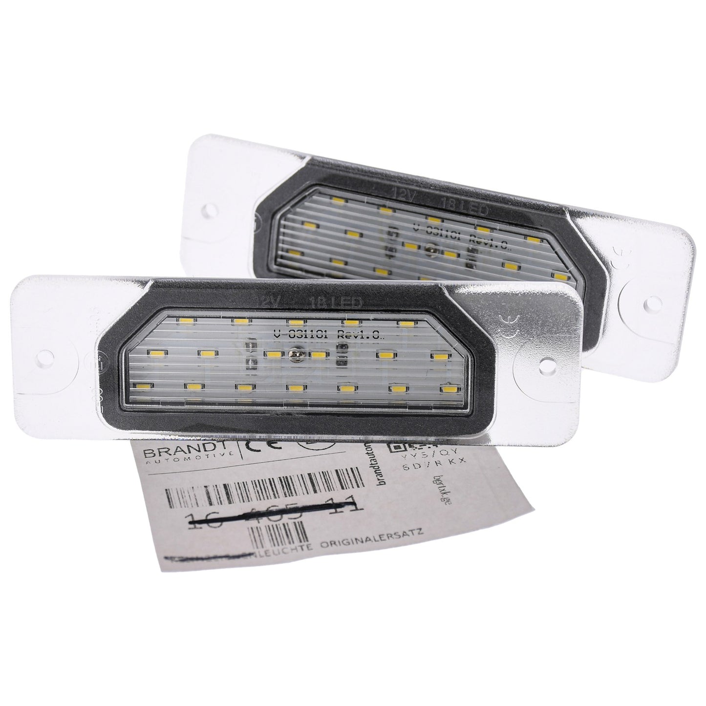 BRANDT Kennzeichenleuchten LED kompatibel mit Nissan Almera I N15 Altima III IV L31 L32 Maxima V VII A33 A35 Murano I II Z50 Z51 NV 1500 2500 3500 F80 12-19 Pathfinder III R51 05-12 Rogue X-Trail T32