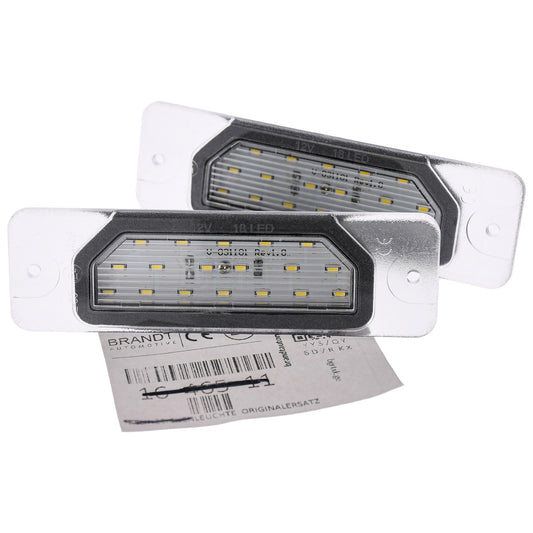 BRANDT Kennzeichenleuchten LED kompatibel mit Nissan Almera I N15 Altima III IV L31 L32 Maxima V VII A33 A35 Murano I II Z50 Z51 NV 1500 2500 3500 F80 12-19 Pathfinder III R51 05-12 Rogue X-Trail T32