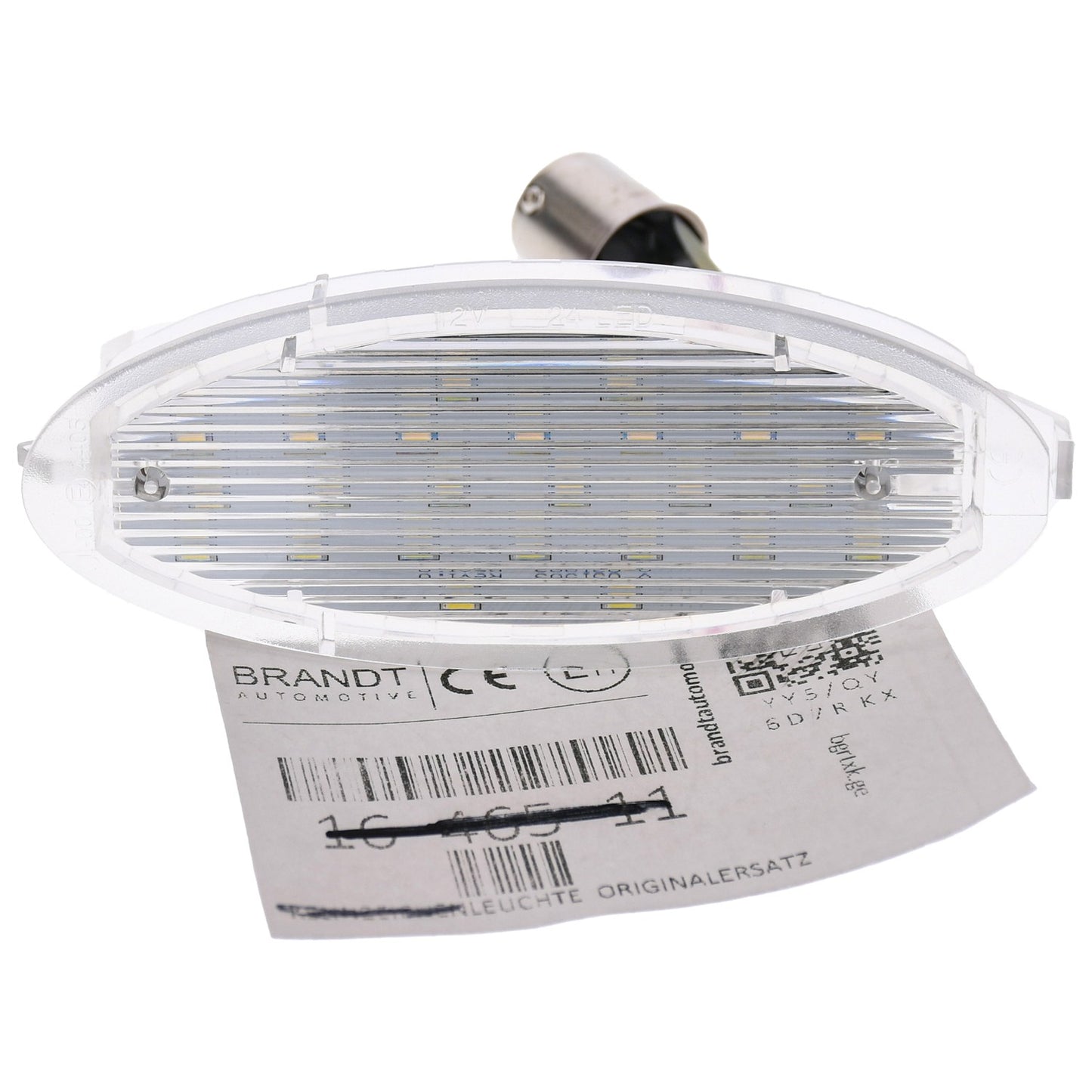 BRANDT AUTOMOTIVE Kennzeichenleuchte LED kompatibel mit Opel Agila A 00-07 Astra F Stufenheck Kombi 91-98 Astra G 98-09 Corsa B 93-00 Tigra A 94-01 Vectra B 95-02 Zafira A 99-05