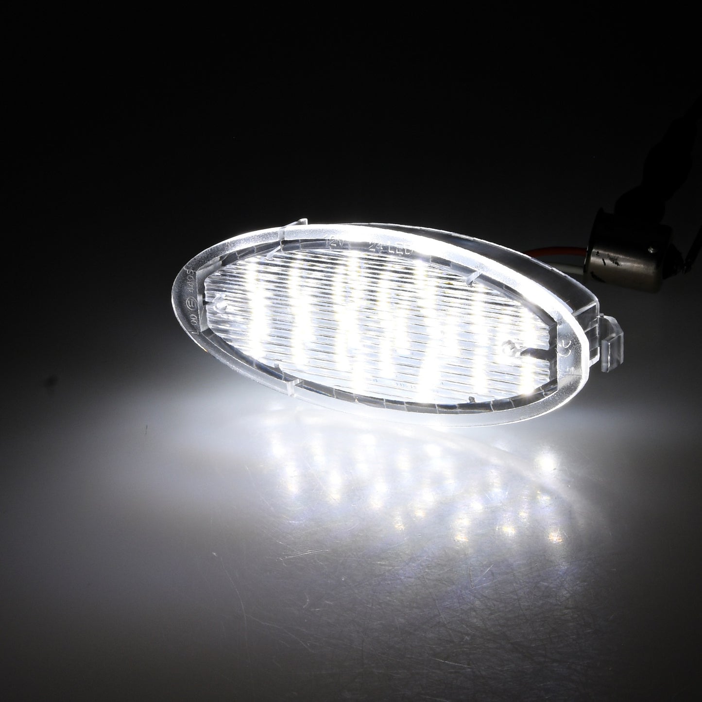 BRANDT AUTOMOTIVE Kennzeichenleuchte LED kompatibel mit Opel Agila A 00-07 Astra F Stufenheck Kombi 91-98 Astra G 98-09 Corsa B 93-00 Tigra A 94-01 Vectra B 95-02 Zafira A 99-05