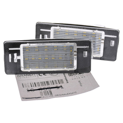 BRANDT AUTOMOTIVE Kennzeichenleuchten LED kompatibel mit Opel Vectra C Caravan 03-08 Vectra C GTS Schrägheck C 02-08 Vectra C Limousine 02-08