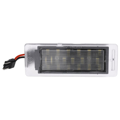 BRANDT Kennzeichenleuchten + Kabel LED kompatibel mit Chevrolet Bolt EV I 17-20 Camaro V 10-13 Corvette VII 14-19 Cruze I Kombi J308 12-16 Equinox II Impala X Sonic I 12-16 SS I Limousine Trax I 13-20