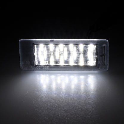 BRANDT Kennzeichenleuchten + Kabel LED kompatibel mit Chevrolet Bolt EV I 17-20 Camaro V 10-13 Corvette VII 14-19 Cruze I Kombi J308 12-16 Equinox II Impala X Sonic I 12-16 SS I Limousine Trax I 13-20