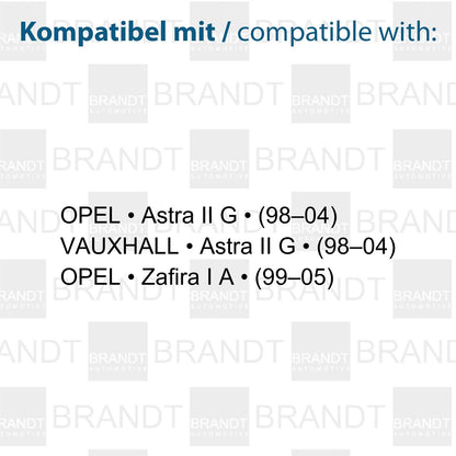 BRANDT AUTOMOTIVE Kennzeichenleuchte LED kompatibel mit Opel Astra G 1998-2004 Zafira A 1999-2005