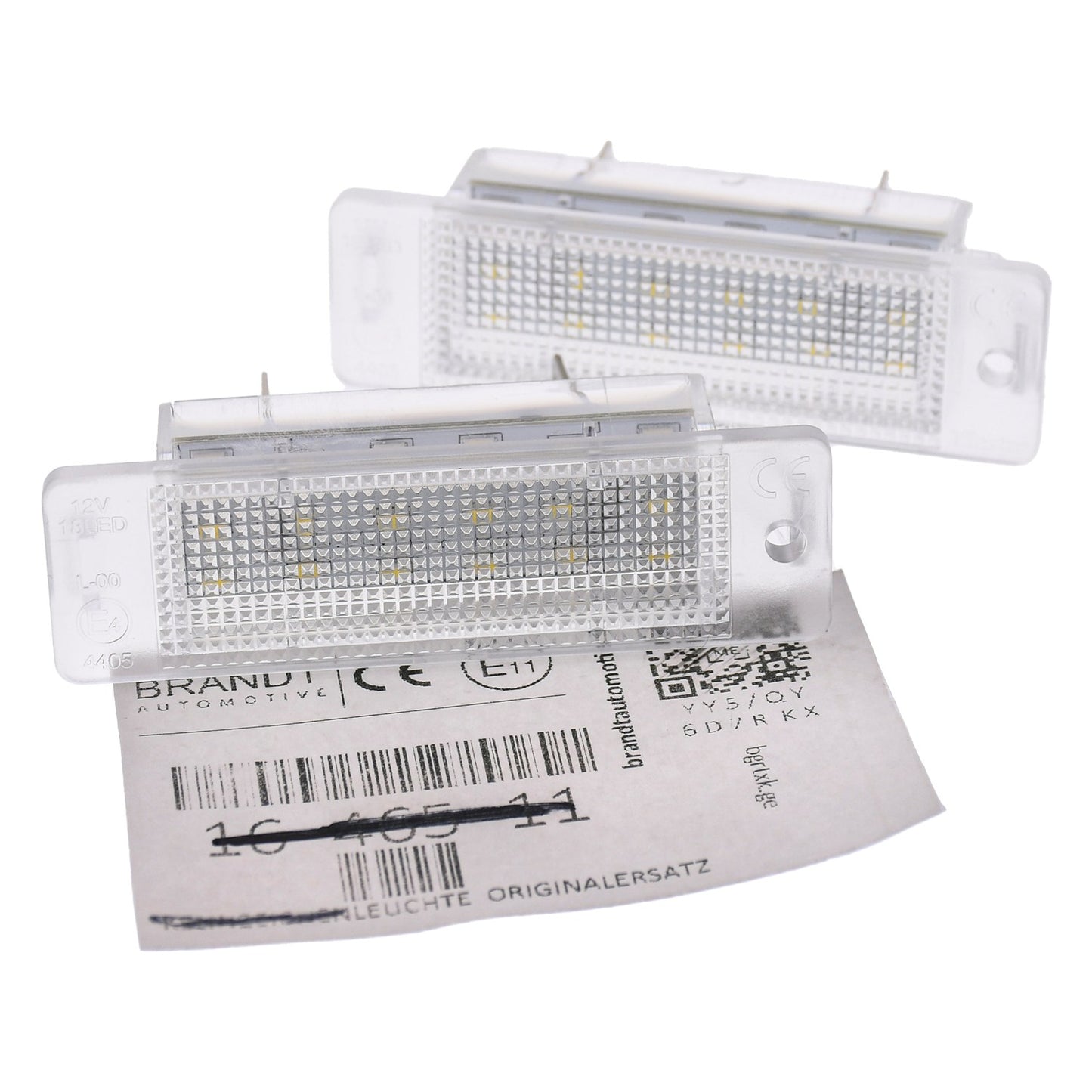 BRANDT AUTOMOTIVE Kennzeichenleuchten LED kompatibel mit Opel Astra F 1992-1998 Calibra A 1989-1997