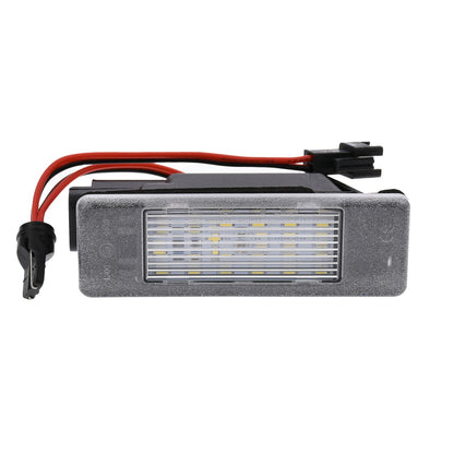 BRANDT Kennzeichenleuchten LED + Widerstand kompatibel mit Citroen C2 I C3 II III Pluriel I HB C4 Cactus I Picasso C4 II B7 C4 C5 II C6 I TD C8 I Evasion I Grand C4 Picasso II Spacetourer Jumpy II G9