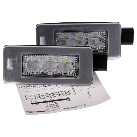 BRANDT Kennzeichenleuchten CREE LED kompatibel mit Citroen C3 II III SC SX 09-25 C4 Cactus I C4 II B7 C4 Picasso II B78 C5 III X7 C-Elysee I DD 12-25 DS3 I A55 09-16 DS5 I B81 Grand C4 Picasso II B78