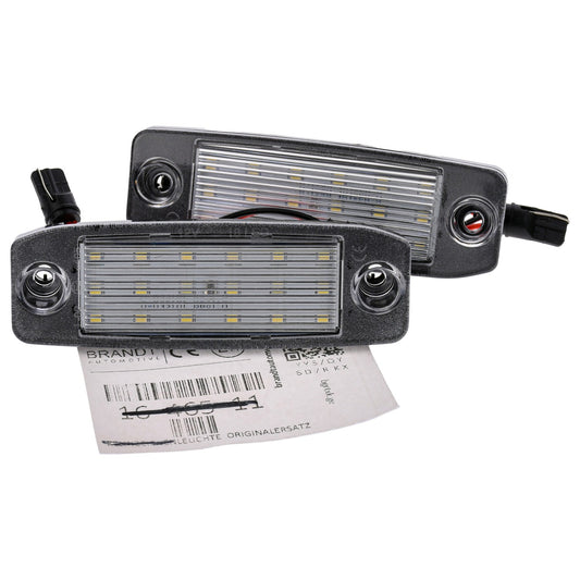 BRANDT Kennzeichenleuchten LED kompatibel mit Hyundai Elantra IV HD 06-11 Kona I +Electric OS 18-23 Sonata VI / Hybrid YF 11-15 Tucson I JM 05-09 Kia Sorento II III XM UM 10-20 Sportage V NQ5 22-25
