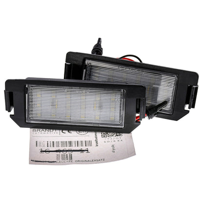 BRANDT AUTOMOTIVE Kennzeichenleuchten LED kompatibel mit Kia Picanto II TA 11-15 Rio III UB 11-17 Soul EV I PS 15-19 Soul I AM 09-14 Soul II PS 14-19