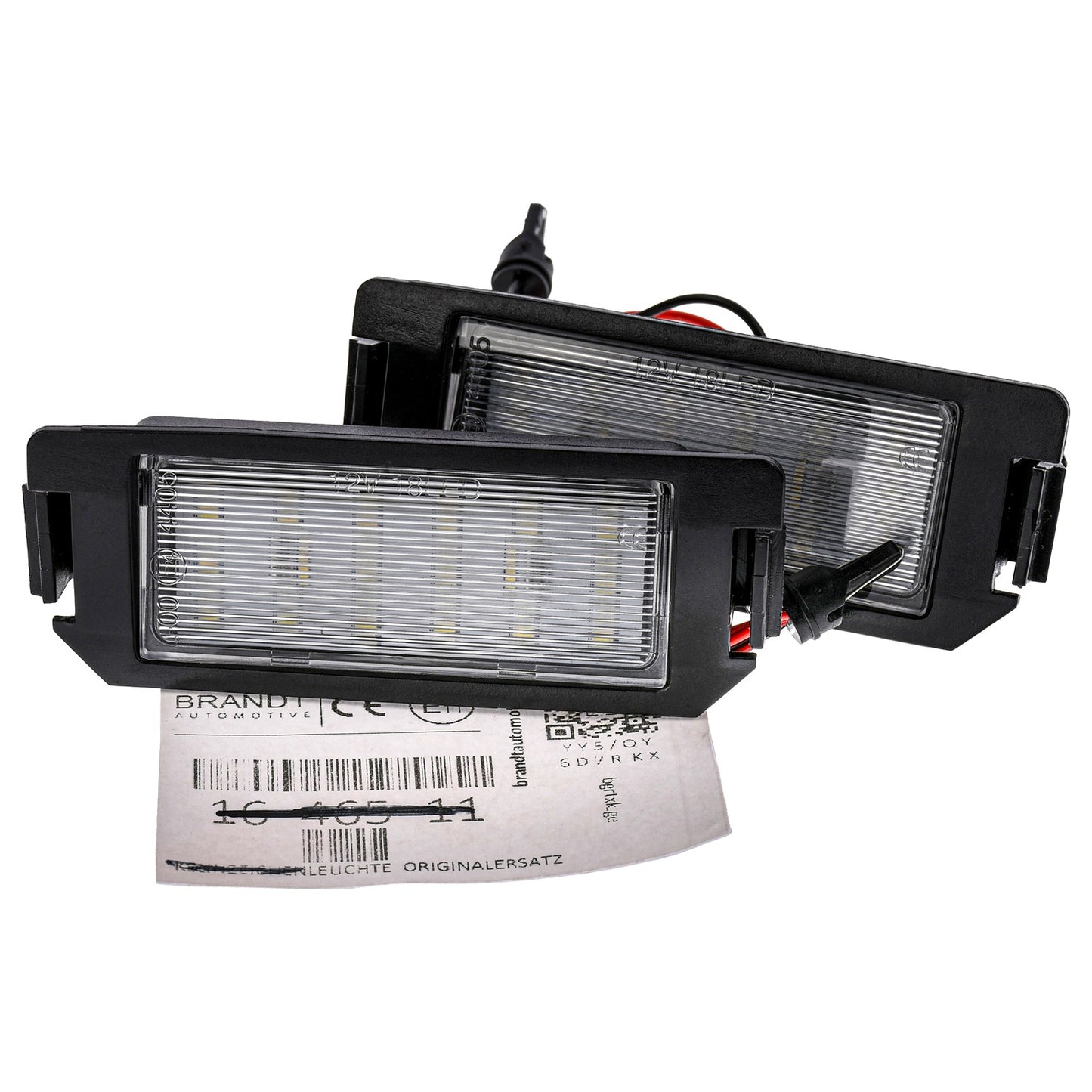BRANDT Kennzeichenleuchten LED kompatibel mit Hyundai i20 I 08-14 i30 I FD 08-12 Coupe II GK 02-09 Genesis Coupe I BK 08-16 Ioniq I AE 17-22 Terracan I HP 01-06 Veloster I FS 11-18 XG Grandeur I 98-05