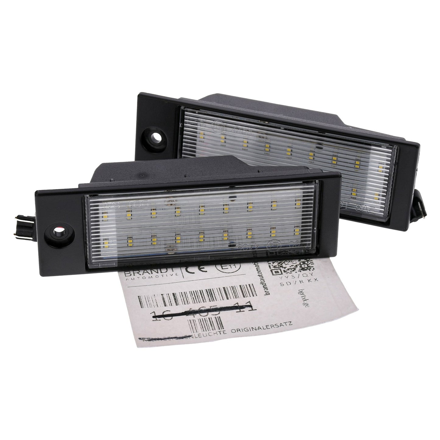 BRANDT AUTOMOTIVE Kennzeichenleuchten + Kabel LED kompatibel mit Hyundai iX 35 I LM 13-15 Tucson II III 13-18 Kia Cee’d SW CD 12-16 Forte III 19-21 Niro EV AB23