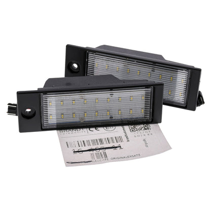 BRANDT AUTOMOTIVE Kennzeichenleuchten + Kabel LED kompatibel mit Hyundai iX 35 I LM 13-15 Tucson II III 13-18 Kia Cee’d SW CD 12-16 Forte III 19-21 Niro EV AB23
