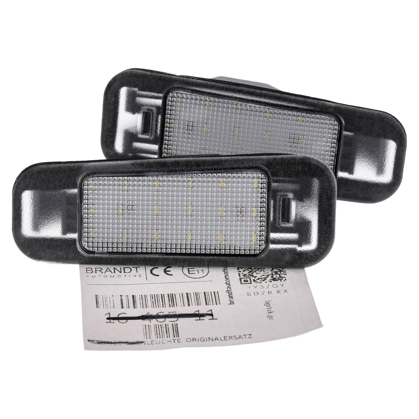 BRANDT AUTOMOTIVE Kennzeichenleuchten LED kompatibel mit Kia Rio II Limousine JB 05-11 Rio5 II Stufenheck JB 06-11
