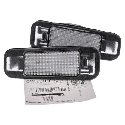 BRANDT AUTOMOTIVE Kennzeichenleuchten LED kompatibel mit Kia Rio II Limousine JB 05-11 Rio5 II Stufenheck JB 06-11