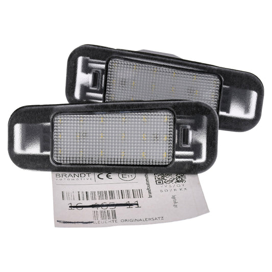 BRANDT AUTOMOTIVE Kennzeichenleuchten LED kompatibel mit Kia Rio II Limousine JB 05-11 Rio5 II Stufenheck JB 06-11