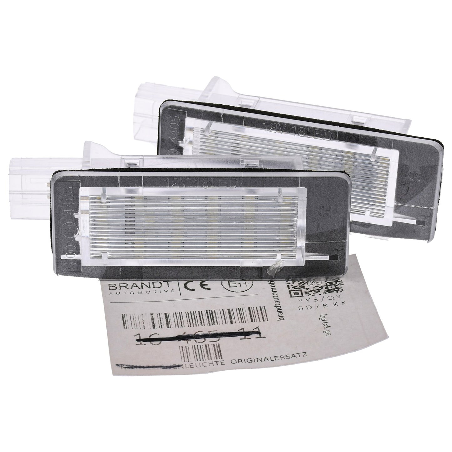 BRANDT Kennzeichenleuchten LED kompatibel mit Renault Captur I Clio III IV +Grandtour Espace IV JK Fluence I Grand Modus I Grand Scenic II III Laguna II III +Grandtour Modus I Scenic II III Zoe I