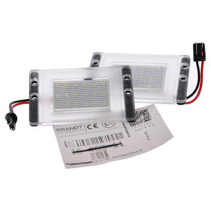 BRANDT AUTOMOTIVE Kennzeichenleuchten + Kabel LED kompatibel mit Volvo 850 I 93-97 V70 I P80 97-00 XC70 I P80 98-00
