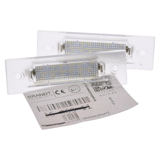 BRANDT AUTOMOTIVE Kennzeichenleuchten LED kompatibel mit Porsche 911 964 89-94 911 993 94-98 911 996 98-05 928 S4 GTS 89-95 968 92-95 Boxster 986 97-04