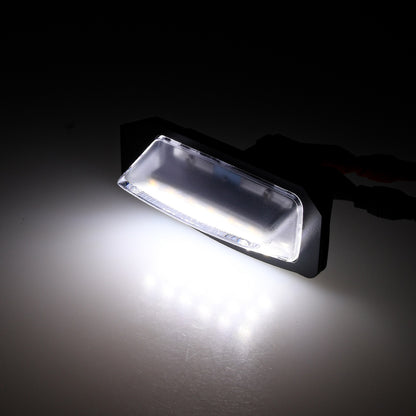 BRANDT Kennzeichenleuchten mit Stecker LED kompatibel mit Mitsubishi ASX I 10-20 i-MiEV I 09-15 Outlander II 06-12 Outlander III PHEV 13-21 Outlander Sport I GA 11-24 RVR III GA 11-20