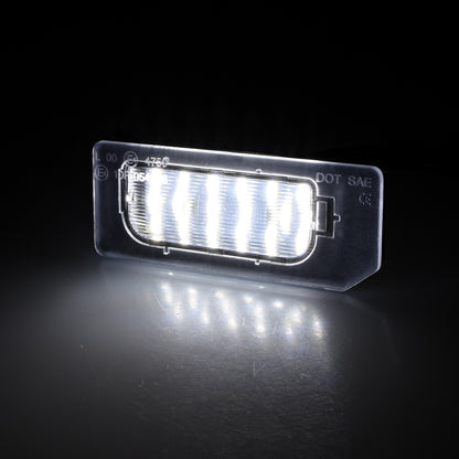 BRANDT AUTOMOTIVE Kennzeichenleuchten + Kabel mit Kabel LED kompatibel mit Citroen C-Crosser I 07-12 C-Zero I 10-20 Peugeot 4007 I 07-12 iOn I 10-20