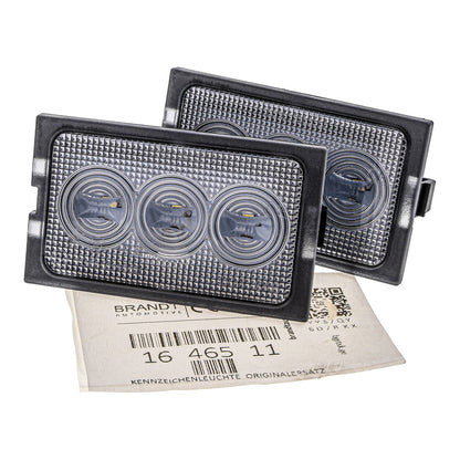 BRANDT AUTOMOTIVE Kennzeichenleuchten CREE LED kompatibel mit Land Rover Discovery III L319 04-09 Discovery IV L319 09-16 Freelander II L359 06-14 Range Rover Sport I L320 05-13