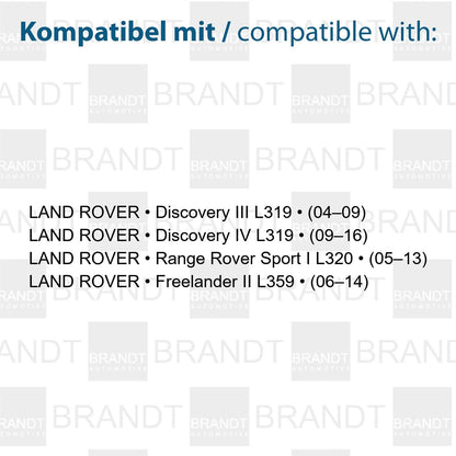BRANDT AUTOMOTIVE Kennzeichenleuchten CREE LED kompatibel mit Land Rover Discovery III L319 04-09 Discovery IV L319 09-16 Freelander II L359 06-14 Range Rover Sport I L320 05-13