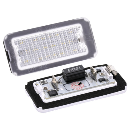 BRANDT AUTOMOTIVE Kennzeichenleuchten LED kompatibel mit Fiat 500 I 312 07-22 500C I 09-22 Linea I 323 07-17 Abarth 500 595 695 I 312 08-23