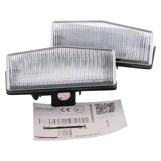 BRANDT AUTOMOTIVE Kennzeichenleuchten LED kompatibel mit Lexus CT 200h I 14-17 NX200t I 15-18 NX300 I 18-21 NX300h I 15-22 RX350 IV 15-22 RX350L IV 18-19 RX450h IV 15-22 RX450hL IV 20-22