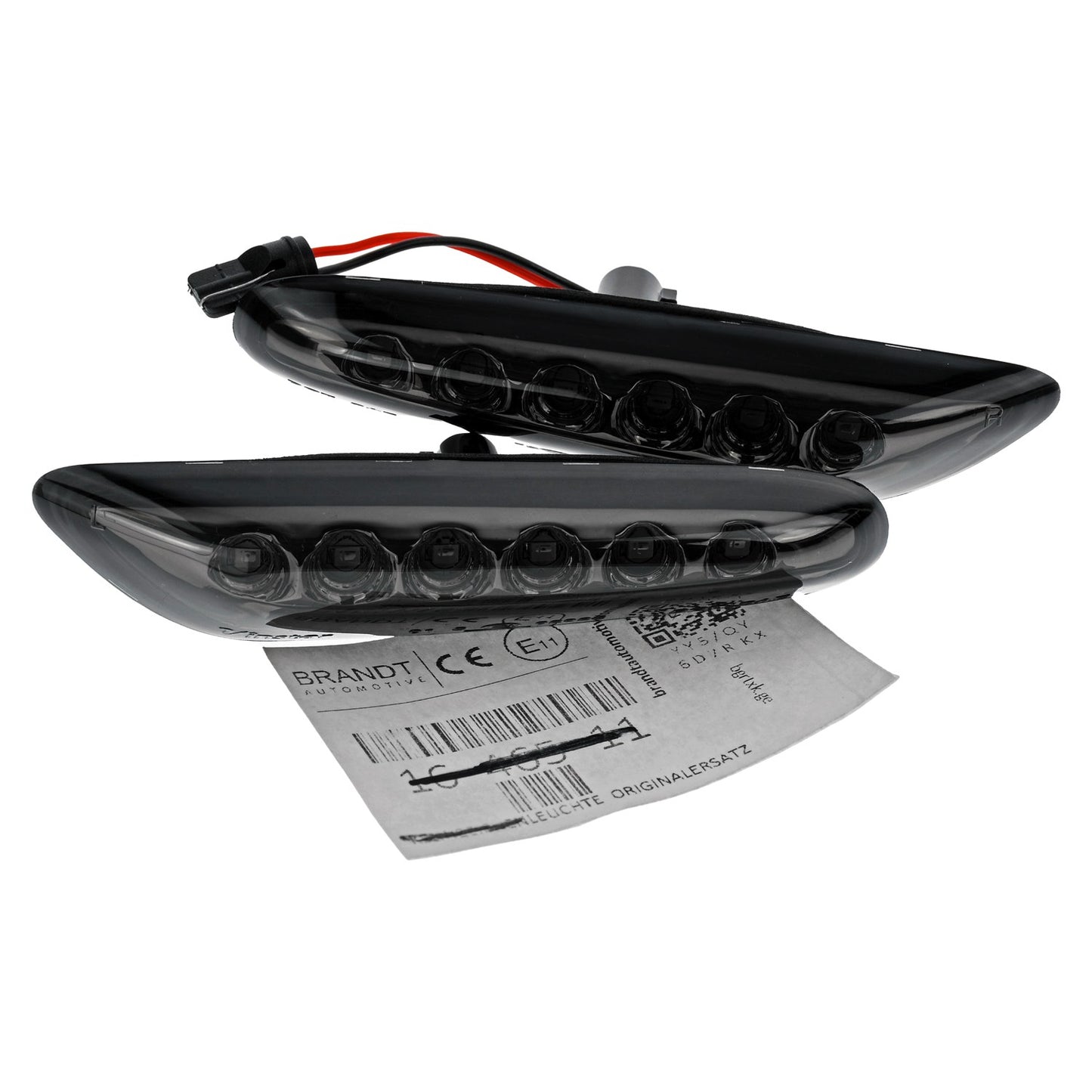 BRANDT Seitenblinker Set LED Blinker + Kabel Schwarz passend für Bmw 1er E81 E87 04-11 E82 E88 07-13 3er E46 01-05 3er E90 E91 E92 E93 05-13 E60 E61 03-10 X1 E84 09-12 X3 E83 03-10 Blinkleuchten