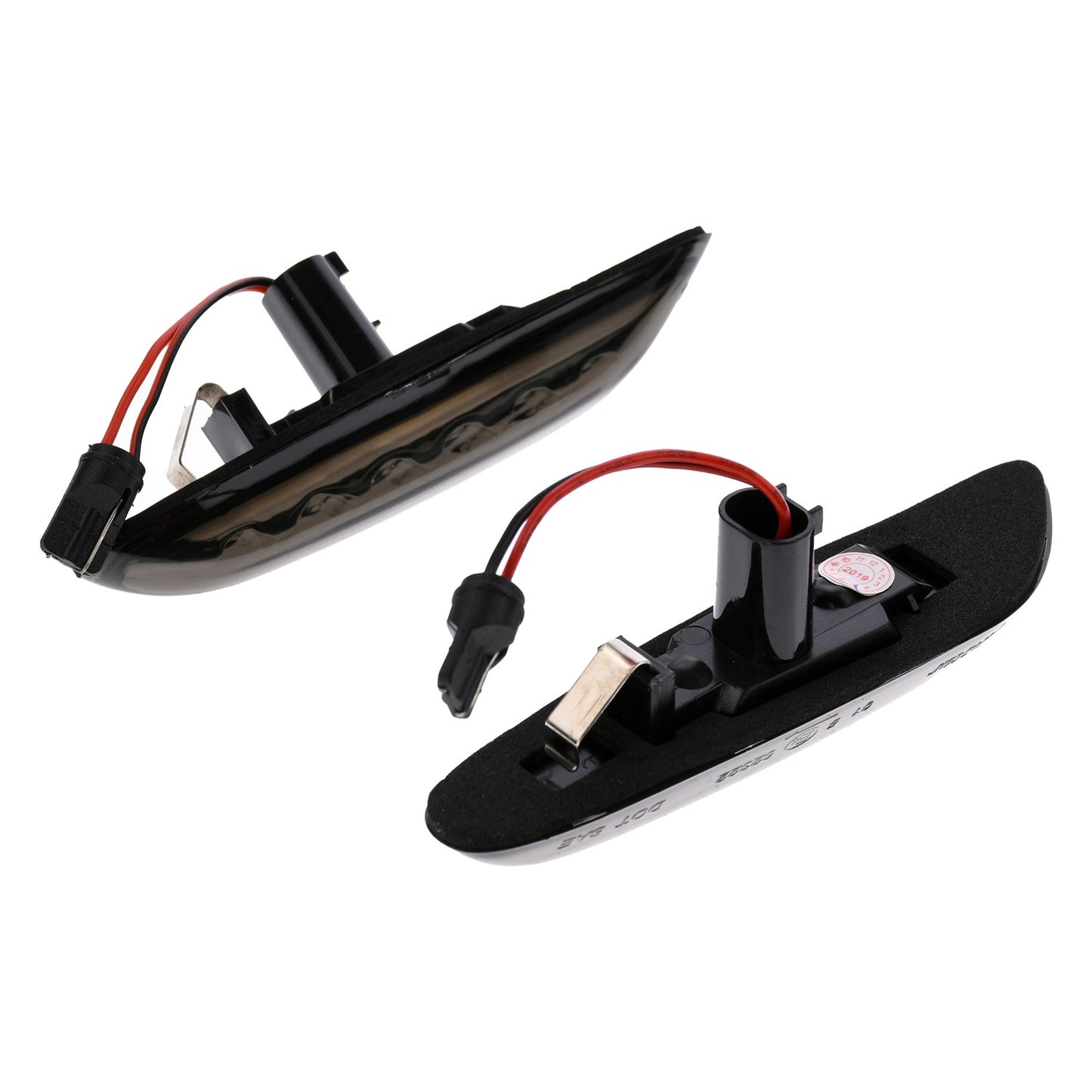 BRANDT Seitenblinker Set LED Blinker + Kabel Schwarz passend für Bmw 1er E81 E87 04-11 E82 E88 07-13 3er E46 01-05 3er E90 E91 E92 E93 05-13 E60 E61 03-10 X1 E84 09-12 X3 E83 03-10 Blinkleuchten