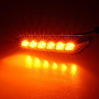 BRANDT Seitenblinker Set LED Blinker + Kabel Weiss passend für Bmw 1er E81 E87 04-11 E82 E88 07-13 3er E46 01-05 3er E90 E91 E92 E93 05-13 E60 E61 03-10 X1 E84 09-12 X3 E83 03-10 Blinkleuchten