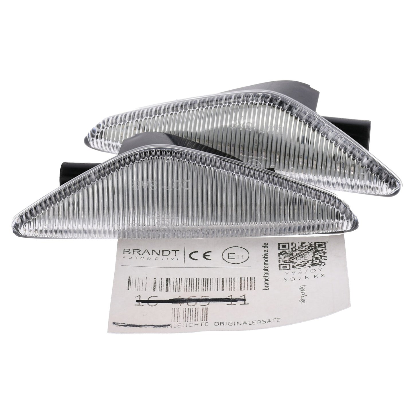 BRANDT Seitenblinker Set LED Strip Design Blinker Weiss passend für Bmw X5 E70 06-14 X3 F25 11-14 X6 E71 08-14 F72 Hybrid 09-12 Blinkleuchten