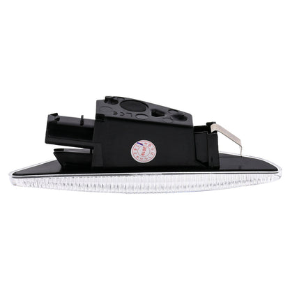 BRANDT Seitenblinker Set LED Strip Design Blinker Weiss passend für Bmw X5 E70 06-14 X3 F25 11-14 X6 E71 08-14 F72 Hybrid 09-12 Blinkleuchten