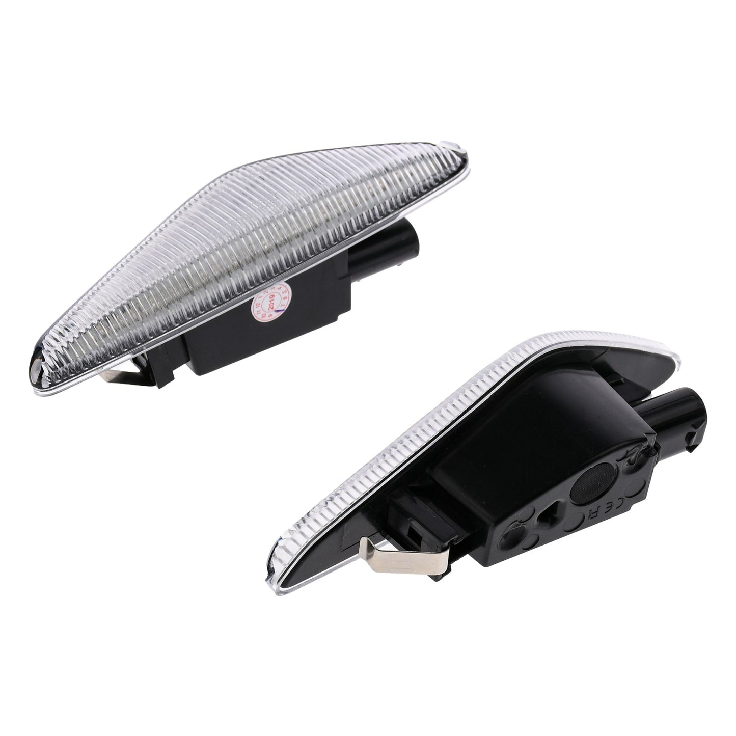 BRANDT Seitenblinker Set LED Strip Design Blinker Weiss passend für Bmw X5 E70 06-14 X3 F25 11-14 X6 E71 08-14 F72 Hybrid 09-12 Blinkleuchten