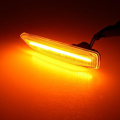 BRANDT Seitenblinker Set LED Blinker + Kabel Weiss passend für Bmw 7er E65 01-08 E66 Lang 02-08 E67 Protection 03-08 E68 Hydrogen 7 05-08