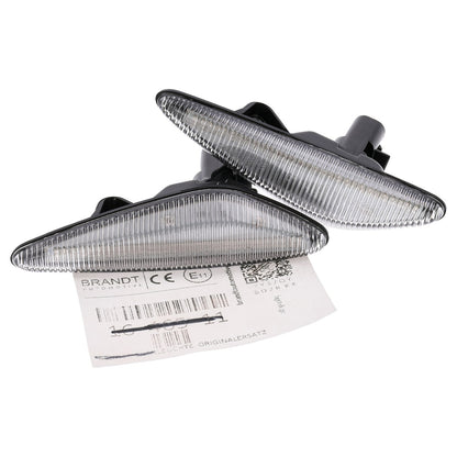 BRANDT Seitenblinker Set LED Blinker Weiss passend für Mazda 6 II GH 08-12 5 II CW 10-18 MX-5 IV ND 15-25 RX-8 I SE3P Facelift 09-12 Blinkleuchten