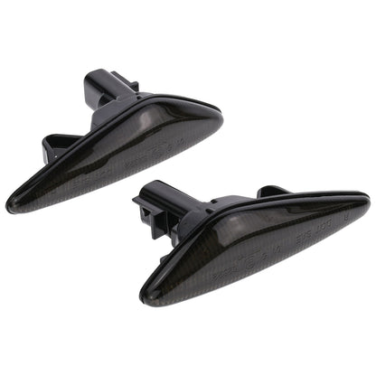BRANDT Seitenblinker Set LED Blinker Schwarz passend für Mazda 6 II GH 08-12 5 II CW 10-18 MX-5 IV ND 15-25 RX-8 I SE3P Facelift 09-12 Blinkleuchten