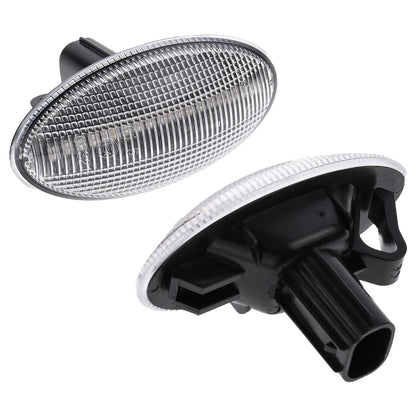 BRANDT Seitenblinker Set LED Blinker Weiss passend für Mazda 2 I II DY DE DH 03-14 3 I II BK BL 03-13 5 I CR 05-10 6 I GG GY 02-07 MPV II LW 02-06 BT-50 UN CD Blinkleuchten