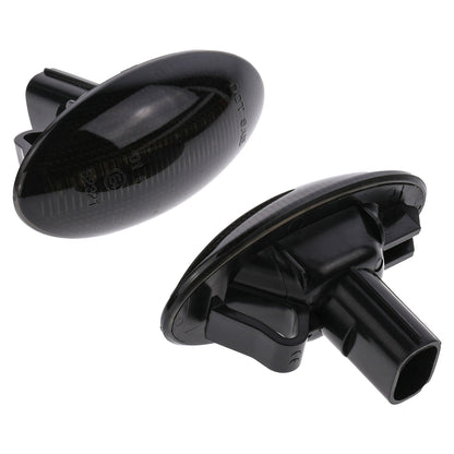 BRANDT Seitenblinker Set LED Blinker Schwarz passend für Mazda 2 I II DY DE DH 03-14 3 I II BK BL 03-13 5 I CR 05-10 6 I GG GY 02-07 MPV II LW 02-06 BT-50 UN CD Blinkleuchten