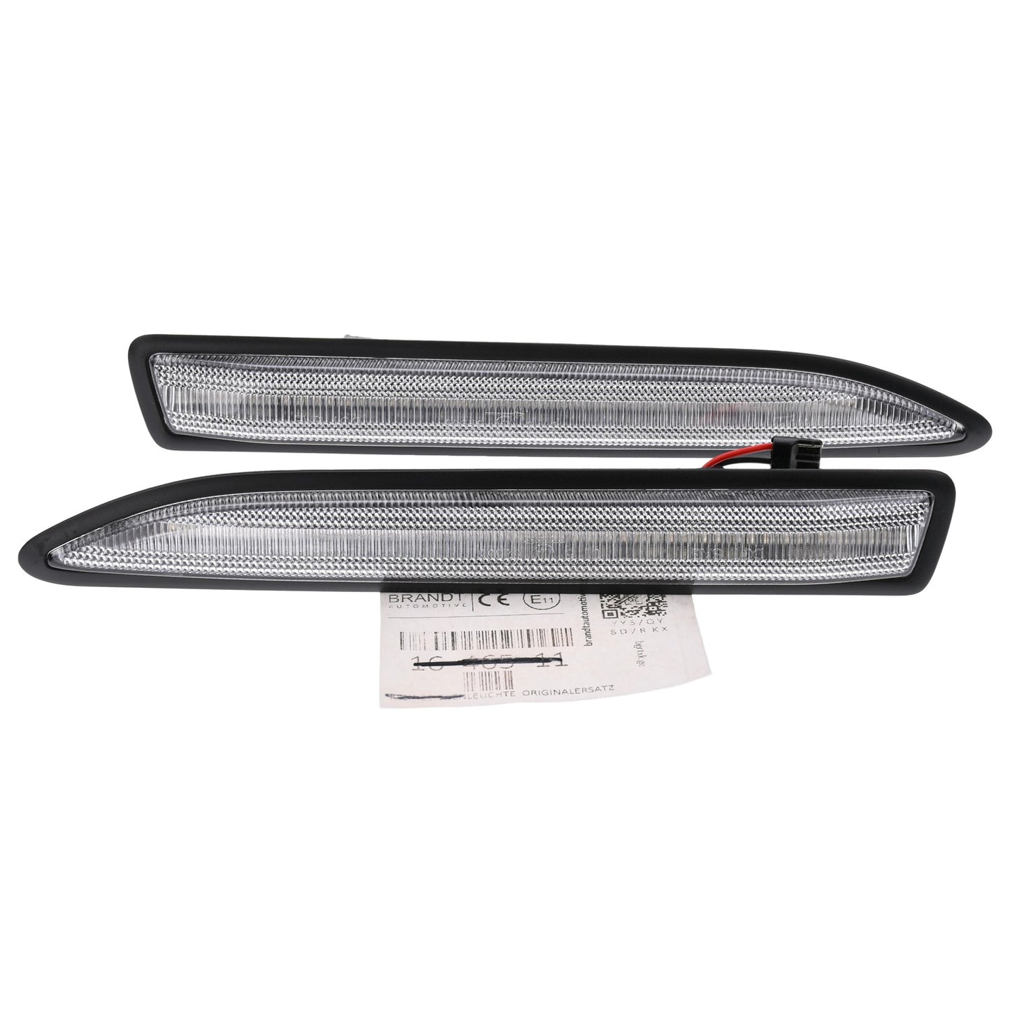 BRANDT Seitenblinker Set LED Kotflügel Blinker + Kabel Weiss passend für Ford Mondeo IV Schrägheck Limousine Turnier BA7 07-15 Blinkleuchten
